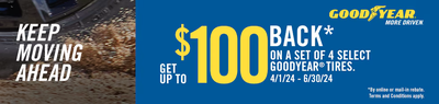 Goodyear: Get Up to $100 Back*